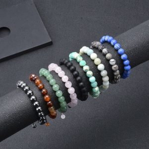 Mens/Womens Bracelets | 8 mm Crystal Bead Color Gemstone Bracelet Bracelets Bracelets