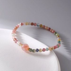 Mens/Womens Bracelets | Colored Tourmaline Beaded Bracelet Bracelets Bracelets