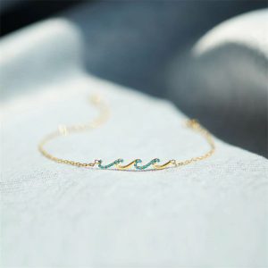 Mens/Womens Bracelets | Dainty Ocean Wave Bracelet Bracelets Bracelets