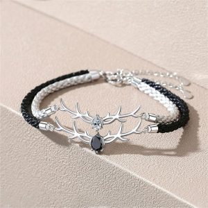 Mens/Womens Bracelets | Deer Head Antler Matching Couple Bracelet Bracelets Bracelets