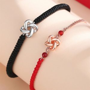 Mens/Womens Bracelets | Mobius Four-Leaf Clover Couple Bracelet Bracelets Bracelets