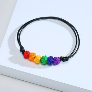 Mens/Womens Bracelets | Rainbow LGBTQ Pride Couple Bracelet Bracelets Bracelets