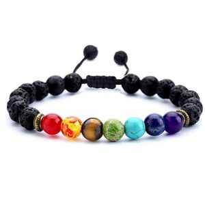 Mens/Womens Bracelets | Rainbow Raw Stone Beaded Bracelet Bracelets Bracelets