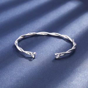 Mens/Womens Bracelets | Silver Mobius Bangle Bracelet Bracelets Bracelets