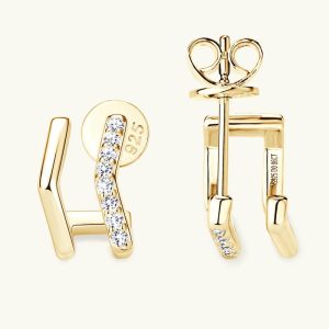 Mens/Womens Earrings | Musical Note Moissanite Stud Earrings Earrings Earrings