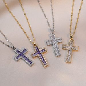 Mens/Womens Necklaces & Pendants | Colored Cross Pendant Necklace Jewelry Mens