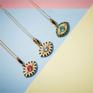 Mens/Womens Necklaces & Pendants | Colorful Evil Eye Charm Necklace Jewelry Mens