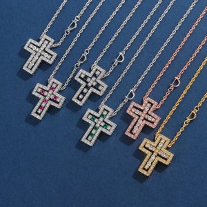 Mens/Womens Necklaces & Pendants | Double Layered Cross Pendant Necklace Jewelry Mens