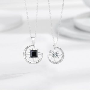 Mens/Womens Necklaces & Pendants | Moon Star Couple Matching Necklace Jewelry Mens