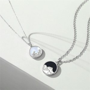 Mens/Womens Necklaces & Pendants | Mountain Ocean Matching Necklace Jewelry Mens