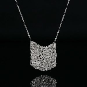 Mens/Womens Necklaces & Pendants | Silver Braided Lucky Bag Necklace Jewelry Mens