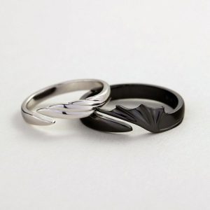 Mens/Womens Rings | Angel Devil Wing Couple Matching Ring Jewelry Mens