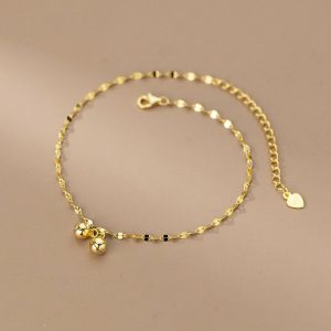 Womens Anklets | Dainty Bell Charm Anklet Anklets Anklets