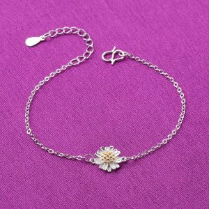 Womens Anklets | Daisy Flower Charm Wedding Anklet Anklets Anklets