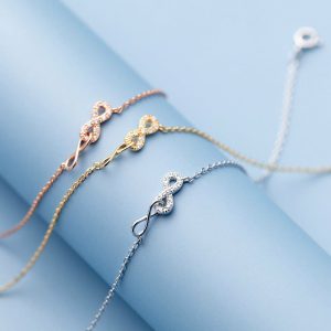 Womens Anklets | Mobius Strip Infinity Charm Anklet Anklets Anklets