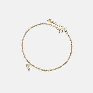 Womens Anklets | Tulip Flower Charm Anklet Anklets Anklets