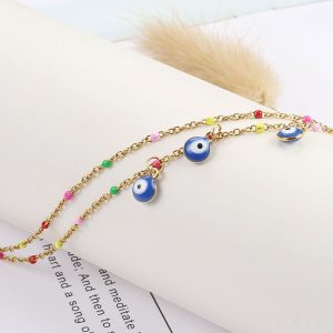 Womens Anklets | Turkish Evil Eye Bead Anklet Anklets Anklets