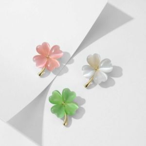 Womens Brooches | Four Leaf Clover Wedding Brooch Brooches Brooches