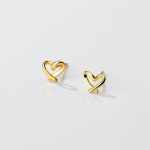 Womens Earrings | Hollow Heart Wedding Stud Earrings Earrings Earrings