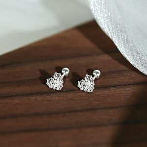 Womens Earrings | Spider Web Heart Stud Earrings Earrings Earrings