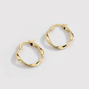 Womens Earrings | Twisted Thin Rope Hoop Earrings Earrings Earrings