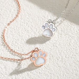 Womens Necklaces & Pendants | Cat Paw Print Pendant Necklace Jewelry Necklaces & Pendants