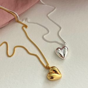 Womens Necklaces & Pendants | Dainty Heart Pendant Necklace Jewelry Necklaces & Pendants