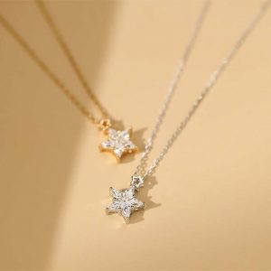 Womens Necklaces & Pendants | Dainty Star Charm Pendant Necklace Jewelry Necklaces & Pendants