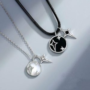 Womens Necklaces & Pendants | Galaxy Couple Matching Necklace Jewelry Necklaces & Pendants