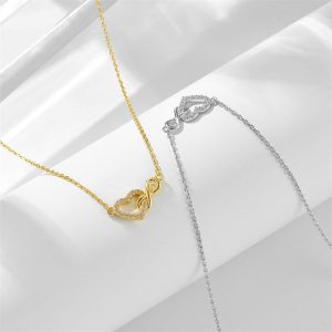 Womens Necklaces & Pendants | Infinity Mobius Heart Necklace Jewelry Necklaces & Pendants