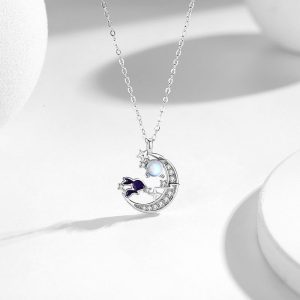 Womens Necklaces & Pendants | Moon Star Bunny Rabbit Necklace Jewelry Necklaces & Pendants