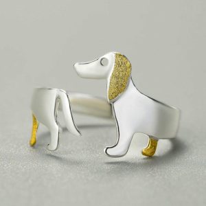 Womens Rings | Dachshund Dog Stacking Band Ring Jewelry Rings