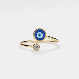 Womens Rings | Evil Eye Nazar Bypass Ring Jewelry Rings