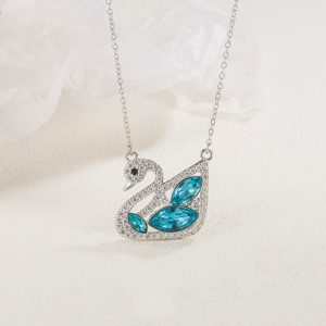 Womens Necklaces & Pendants | Blue Swan Pendant Necklace Jewelry Necklaces & Pendants