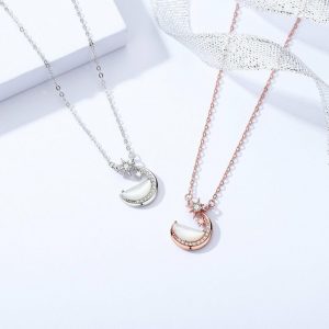 Womens Necklaces & Pendants | Silver Moon Star Pendant Necklace Jewelry Necklaces & Pendants