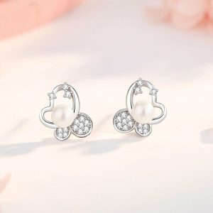 Womens Earrings | Pearl Butterfly Stud Earrings Earrings Earrings