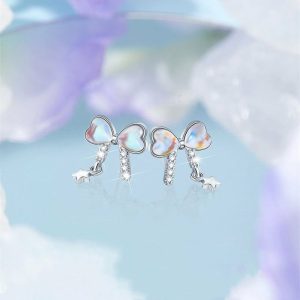 Womens Earrings | Dainty Bow Star Stud Earrings Earrings Earrings