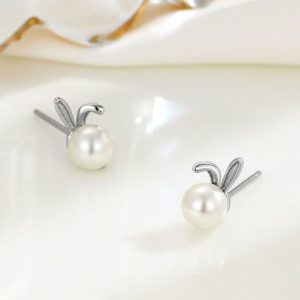 Womens Earrings | Pearl Bunny Stud Earrings Earrings Earrings