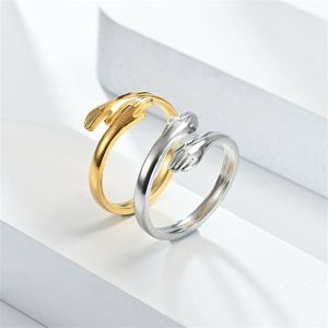 Womens Rings | Hand Hug Bypass Ring Jewelry Rings