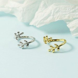 Womens Rings | Olive Tree Branch Stackable Ring Jewelry Rings