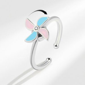 Womens Rings | Windmill Anxiety Fidget Spinner Ring Jewelry Rings